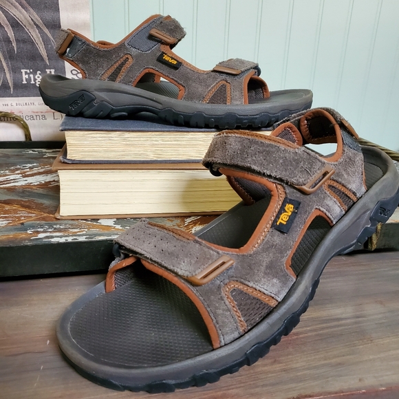 Teva Men's Katavi 2 Hiking Sandal Black Olive Light Trails Mens 11 - Picture 2 of 9